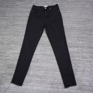 Wax Jean Collection Womens Black High Rise Skinny Denim Jeans‎ 7/28 (26x26.75)